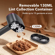 Electric Lint Remover Fabric Shaver Dual Head 5 Speed LED Display Rechargeable Defuzzer for Sweaters Clothes Couch