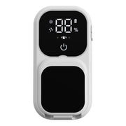 Rechargeable Smart Double Toothbrush Holder with UV Sterilizer Wall Mount - UV Disinfection Air Drying Digital Display