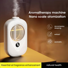 Smart Automatic Essential Oil Diffuser Wall Mounted Aromatherapy Humidifier with Air Deodorizer for Bathroom