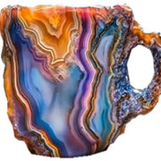Mineral Crystal Coffee Mugs - Faux Mineral Crystal Resin Coffee Cups - Cross-Border New Arrival