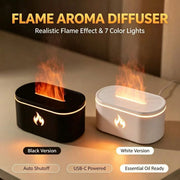 Small USB Aromatherapy Humidifier Essential Oil Aroma Diffuser Led Night Light 7-Color Ambient Light Ultrasonic Silent Space Fragrance Atomizer 200Ml Water Tank Bedroom Home Office Holiday Gift
