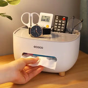 Paper Towel Box, Napkin Holder, Remote Control, Storage Desk, Office Multifunctional Miscellaneous Storage, Home Furnishings
